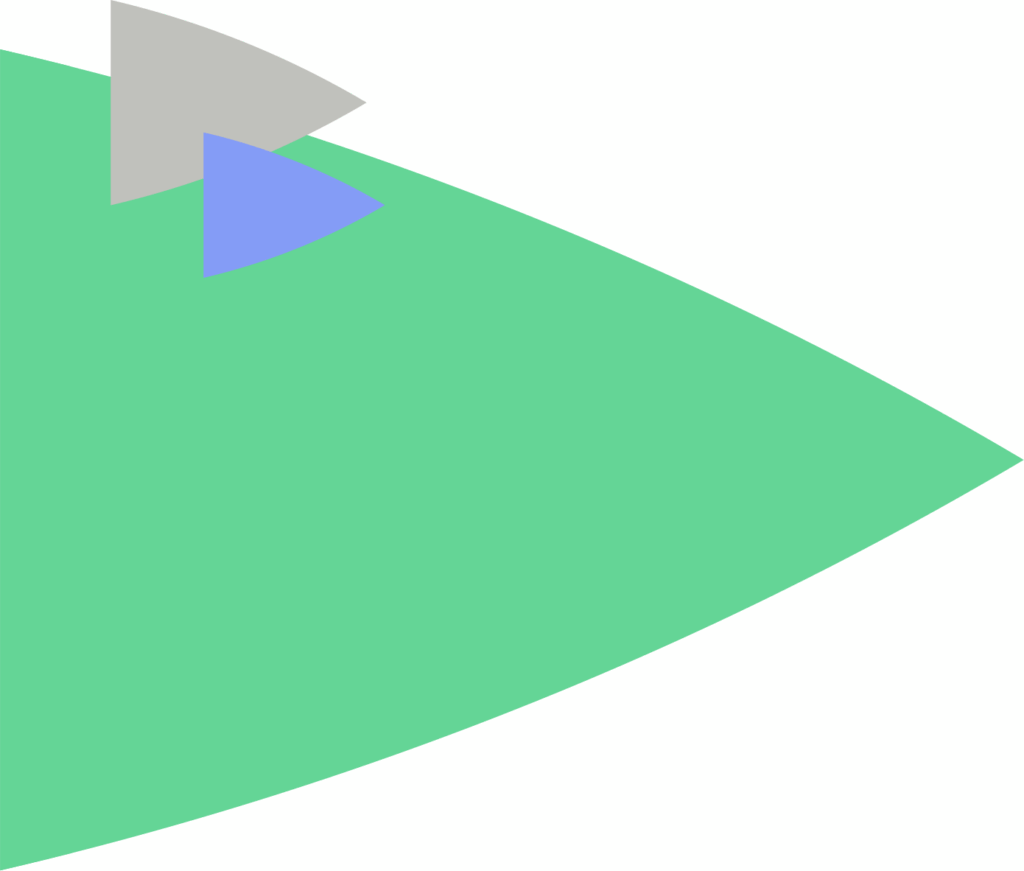 three triangle points grouped together